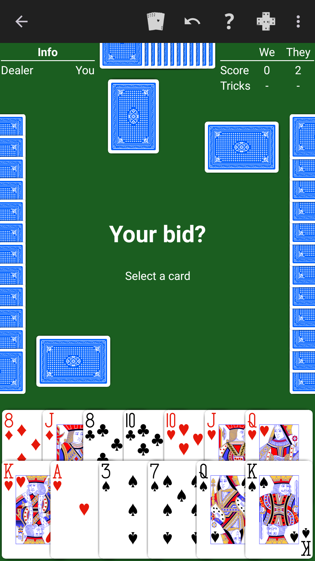 Minnesota Whist played on a classic green table